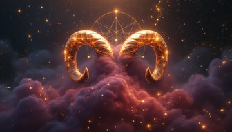 Free Celestial Ram Rising Image - Celestial, Ram, Horns | Download at ...