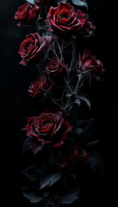 Free Falling Dark Roses Image - Gothic, Roses, Petals | Download at ...