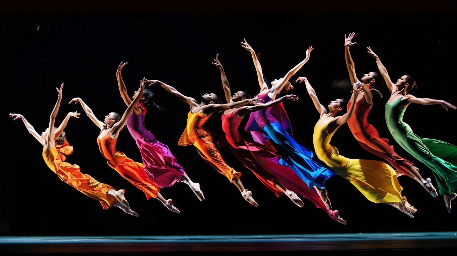 Free Vibrant Dance Leap Image - Dance, Color, Movement | Download at ...