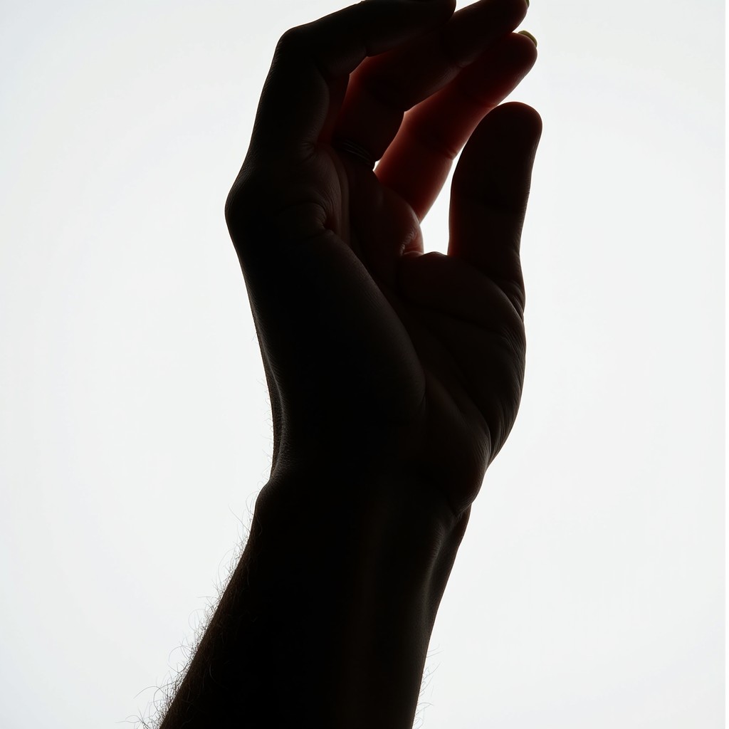 Hand Backlit Free Hand in light Image - Hand, Silhouette, Shadow | Download at StockCake