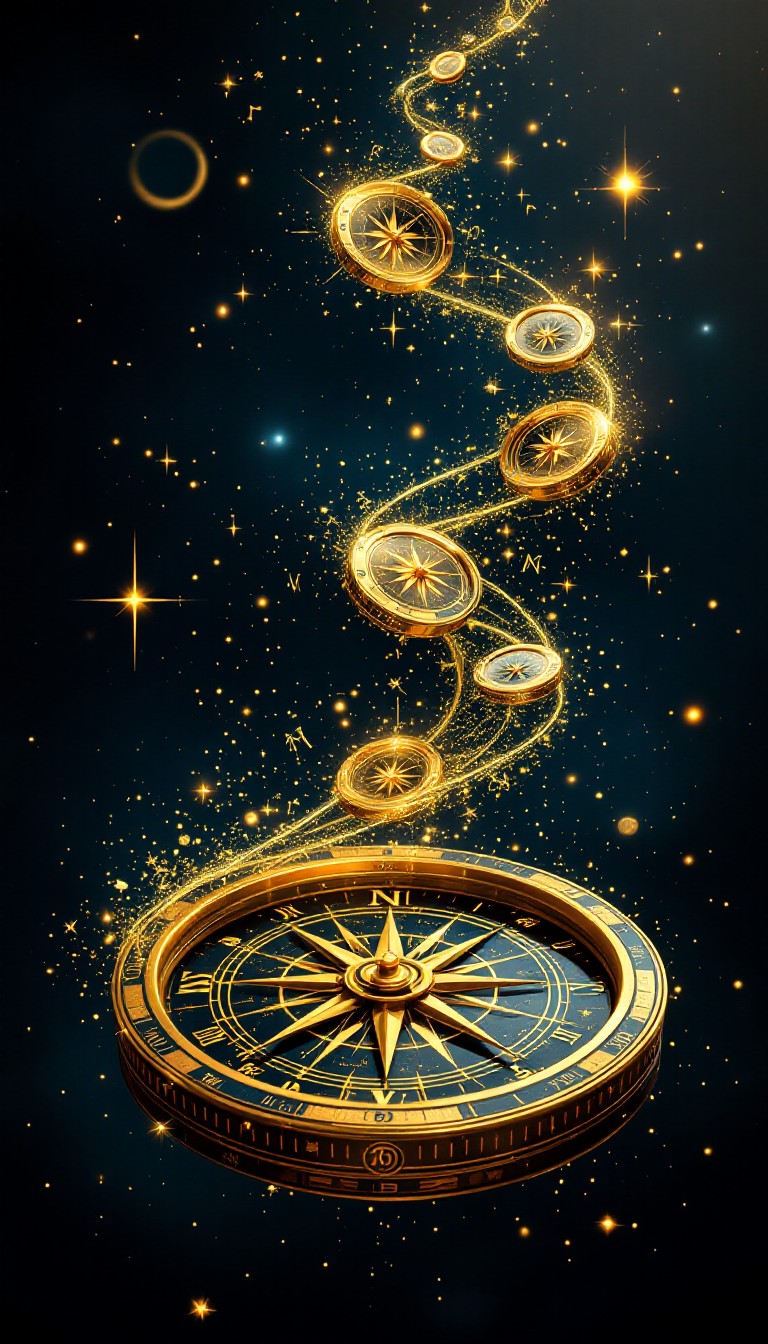 Free Mystical Compass Guide Image - Compass, Celestial, Magical ...