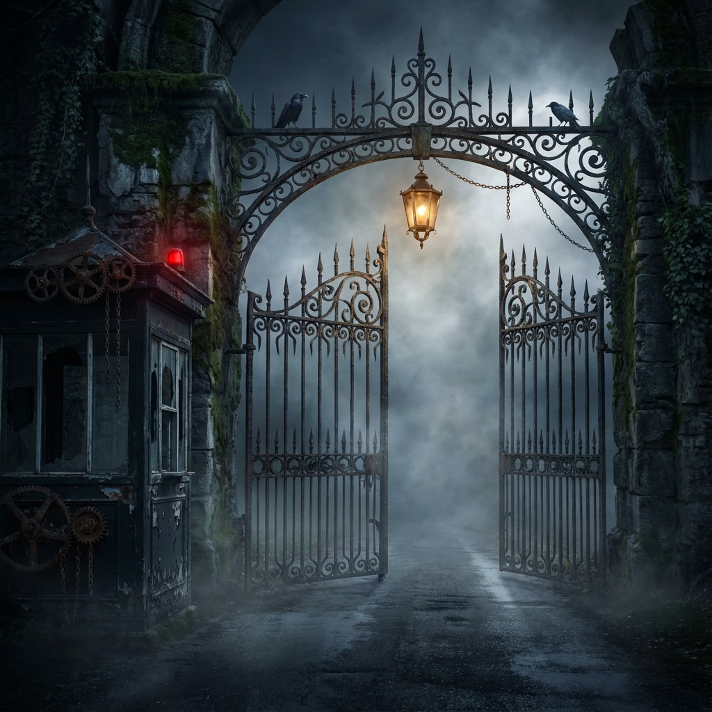 Free Haunted Toll Gate Image - Gothic, Gate, Victorian | Download at ...