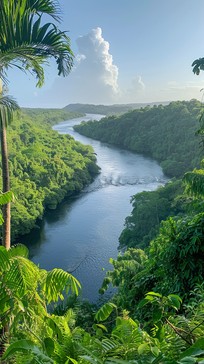 Free Tropical River Serenity Image - Tropical, River, Jungle | Download ...