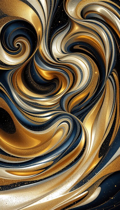 Free Metallic Swirling Symphony Image - Metallic, Swirls, Abstract ...