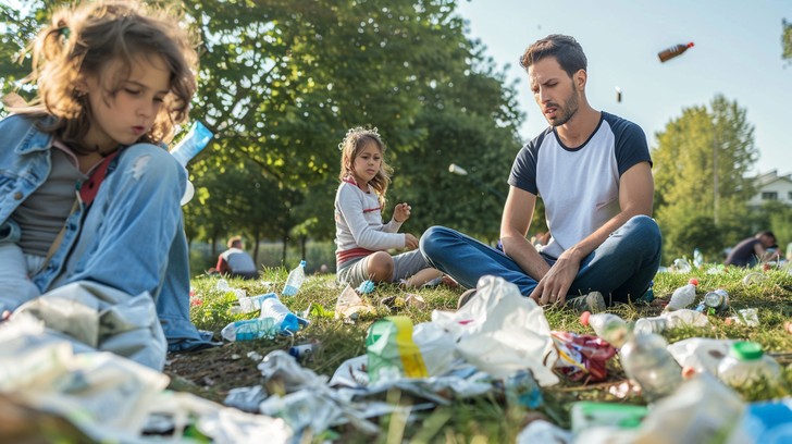Clean Out The Wrapper Free Littered Park Cleanup Image - Litter, Cleanup, Park | Download at ...