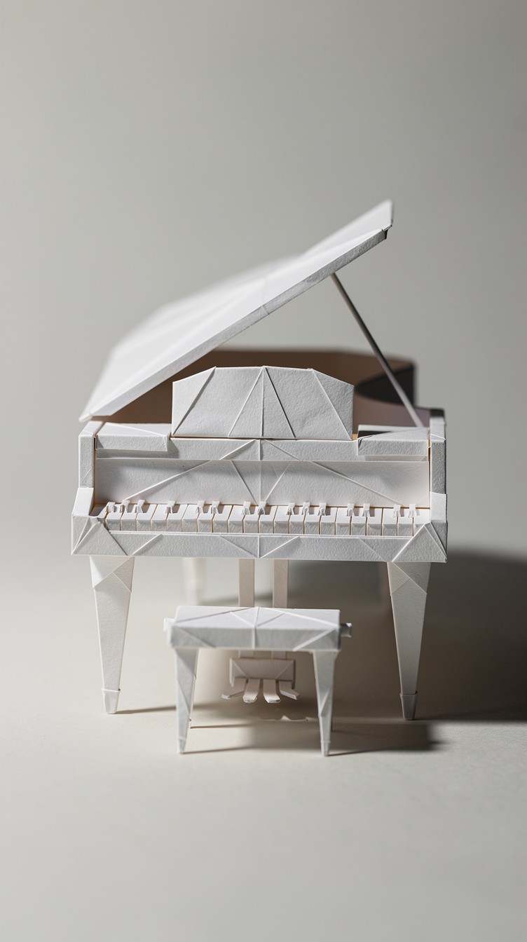 Free Paper Piano Sculpture Image - Origami, Paper, Piano | Download at ...