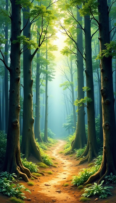 Free Enchanted Forest Pathway Image - Forest, Woodland, Trees ...