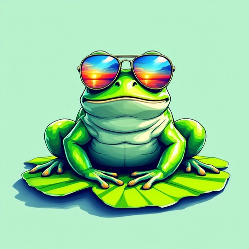Free Cool Frog Vibes Image - Frog, Anime, Sunglasses | Download at ...