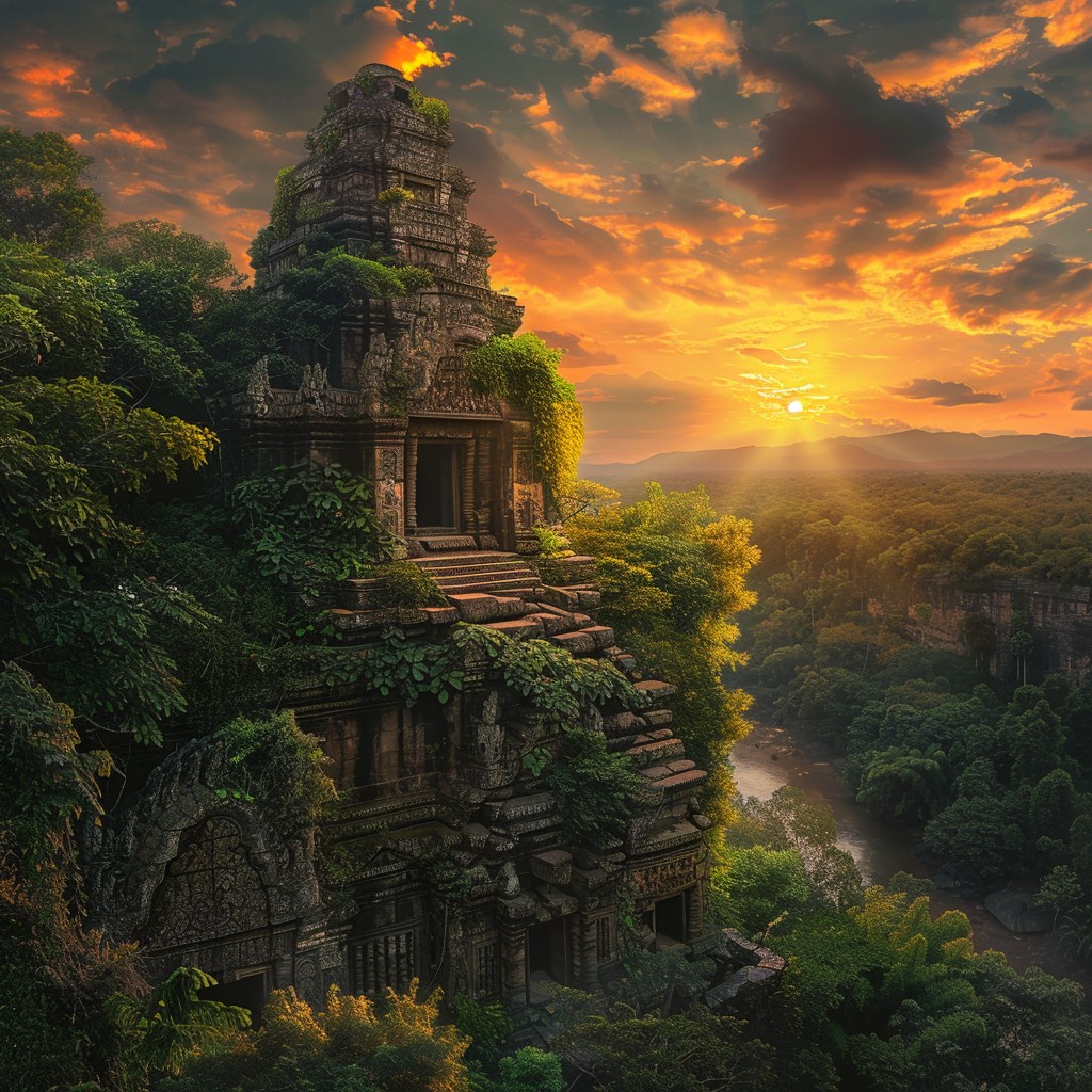 Free Sunset Ancient Ruins Image - Sunset, Ruins, Ancient | Download at ...