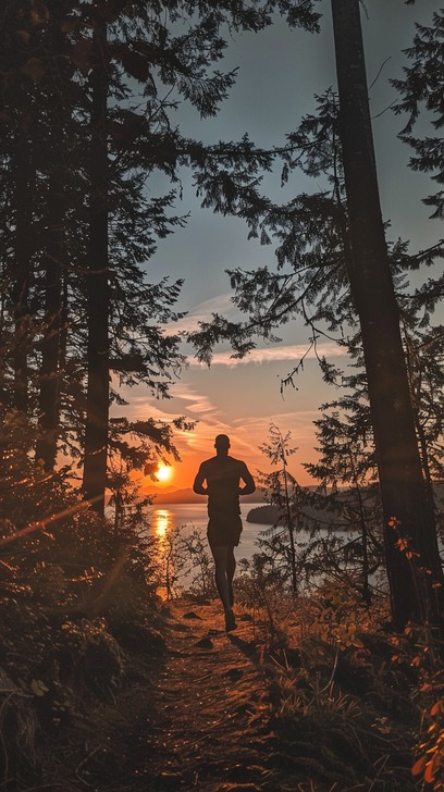 Free Sunset Running Exercise Image - Sunset, Running, Headphones ...