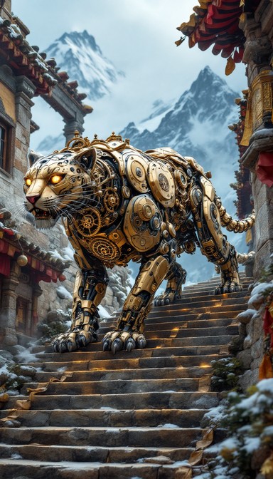 Free Mechanical Mountain Guardian Image - Steampunk, Mechanical ...