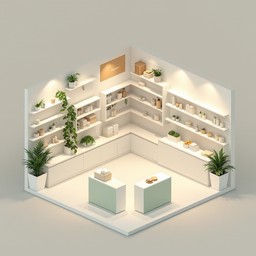 Generic Corner Shop Free Minimalist Corner Store Image - Minimalist, Retail, Modern ...