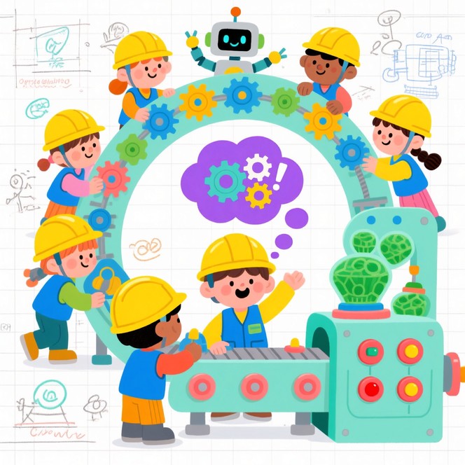 Creative Engineering Robotsa Download Young Engineers Creating Image - Children, Robots, Engineering ...