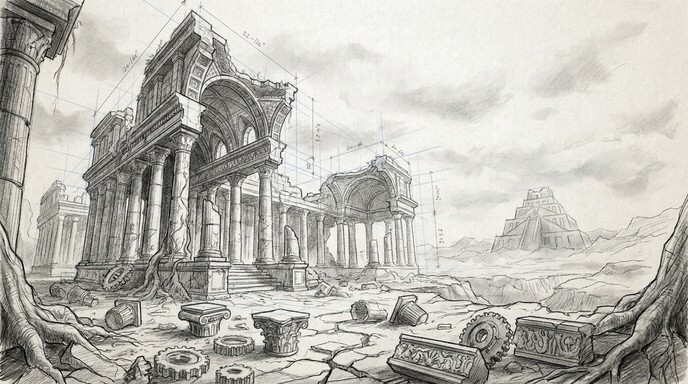 Free Fallen Empire Ruins Image - Ruins, Ancient, Architecture ...