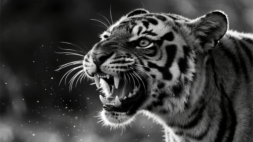 Free Fierce Tiger Roaring Image - Tiger, Roaring, Macro | Download at ...