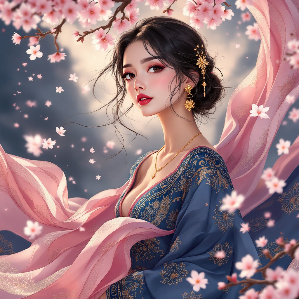 Free Cherry Blossom Princess Image - Anime, Fantasy, Digital | Download ...