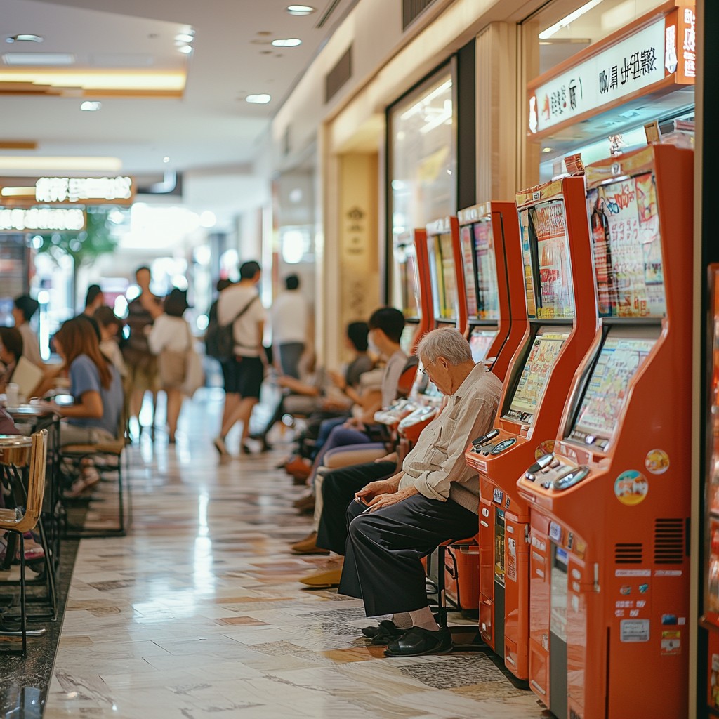 Free Busy mall corridor Image - Mall, Customers, Vending Machines ...