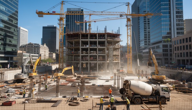 Free Rising City Framework Image - Construction, Skyscraper, Cityscape ...