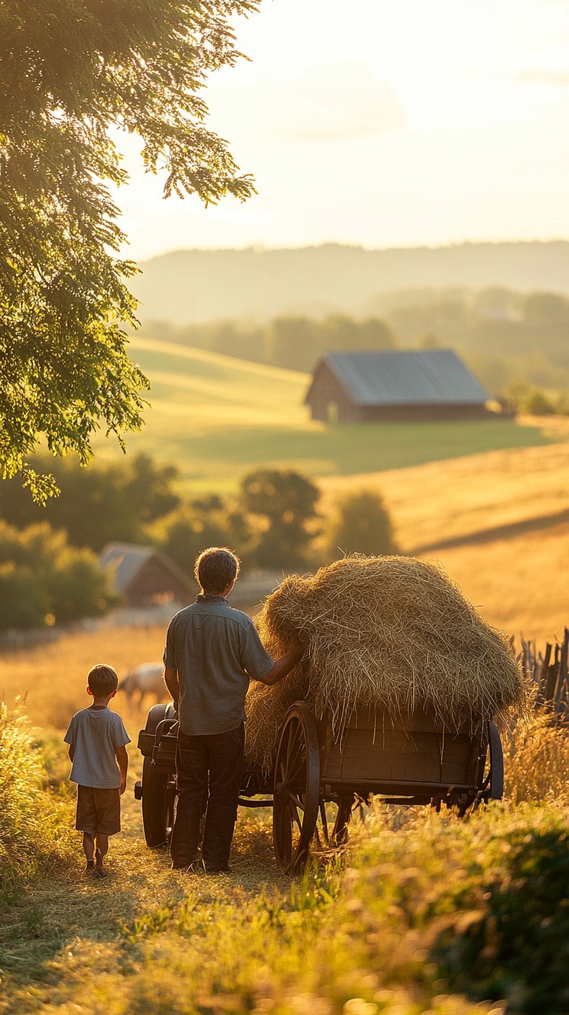 Free Rustic Sunset Stroll Image - Sunset, Countryside, Tranquility ...