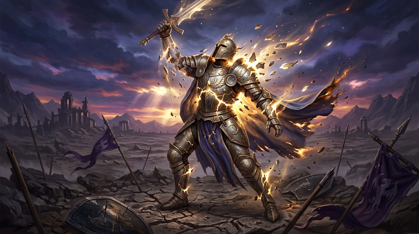Free Divine Warrior Ascends Image - Warrior, Fantasy, Armor | Download ...