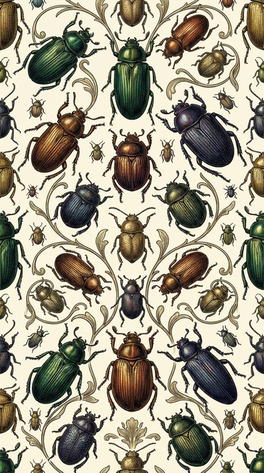 Tessellation Insect Free Jeweled Beetle Pattern Image - Beetle, Pattern, Insects | Download ...