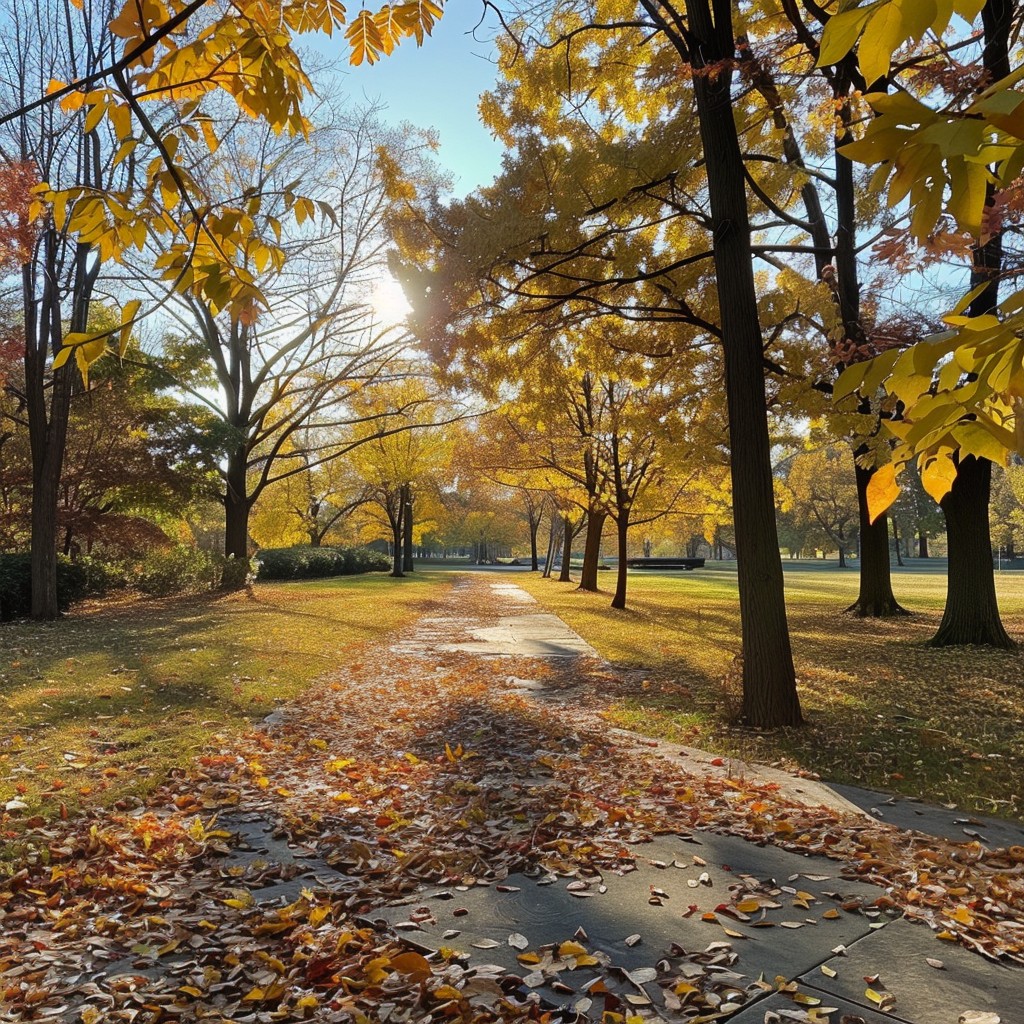 Free Autumn Park Stroll Image - Autumn, Park, Foliage | Download at ...