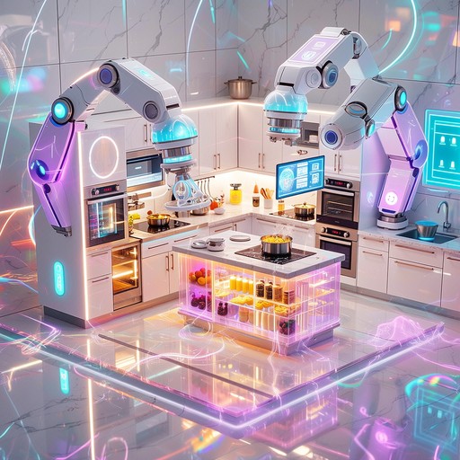 Robotic Cooking Graphics Free Robot Chef Cooking Image - Robotic, Kitchen, Automation | Download ...