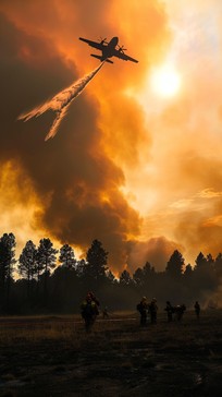 Free Aerial Firefighting Effort Image - Aerial, Wildfire, Firefighting ...