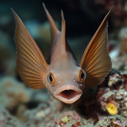 Cross Eyed Fish Face