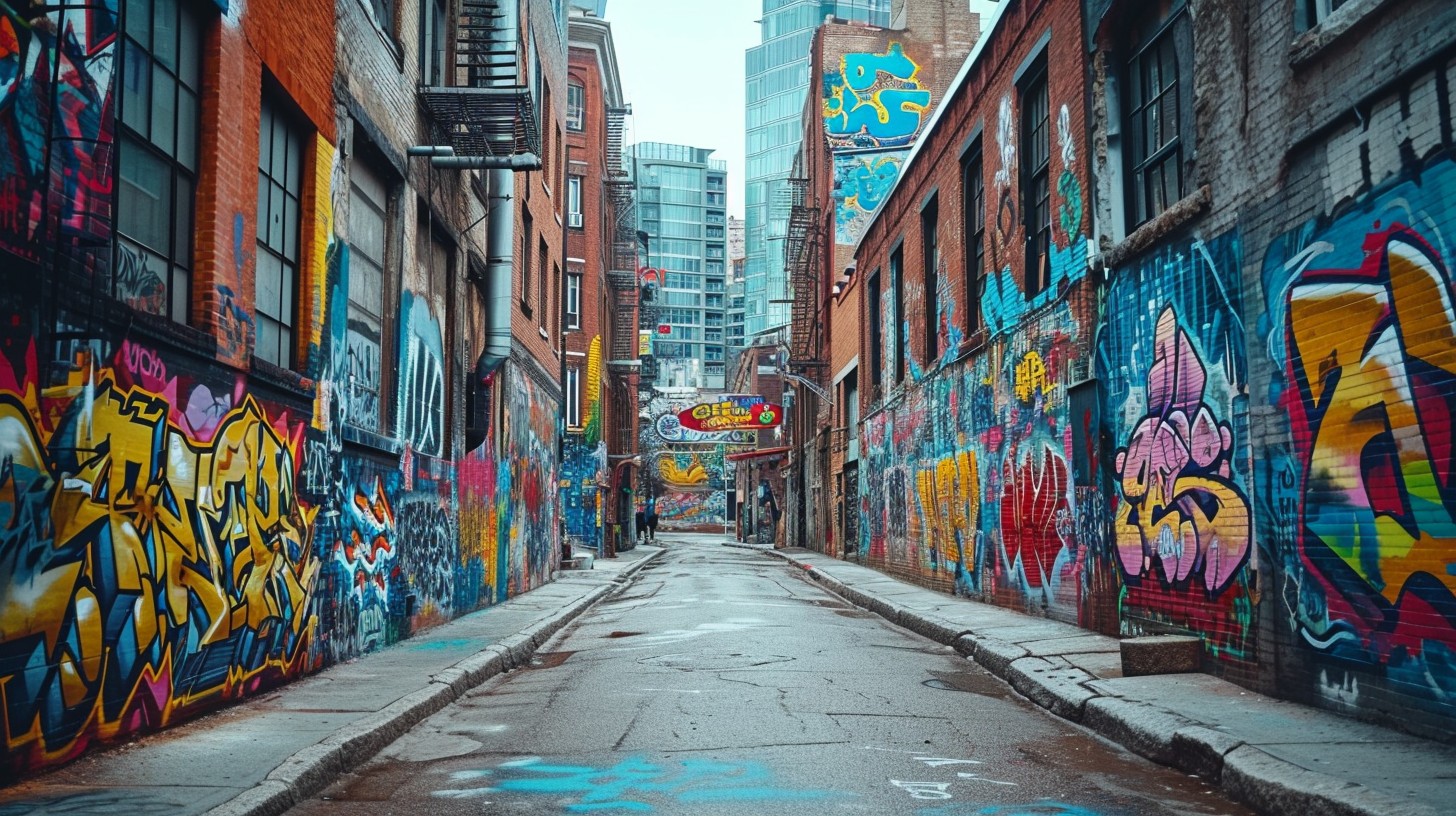 Free Colorful Graffiti Alley Image - Graffiti, Street, Art | Download ...