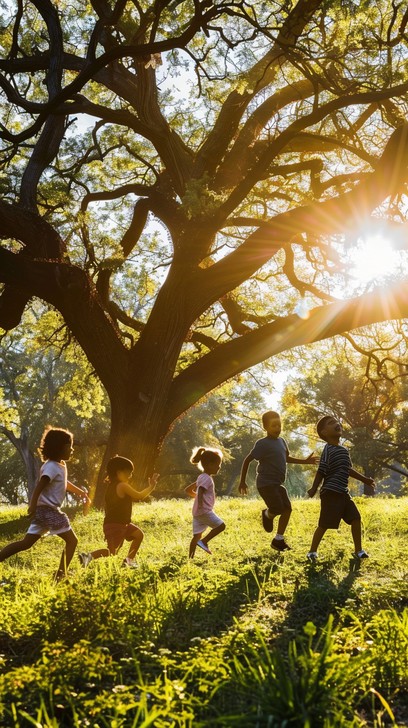 Free Children Playing Outdoors Image - Children, Play, Sunlight ...