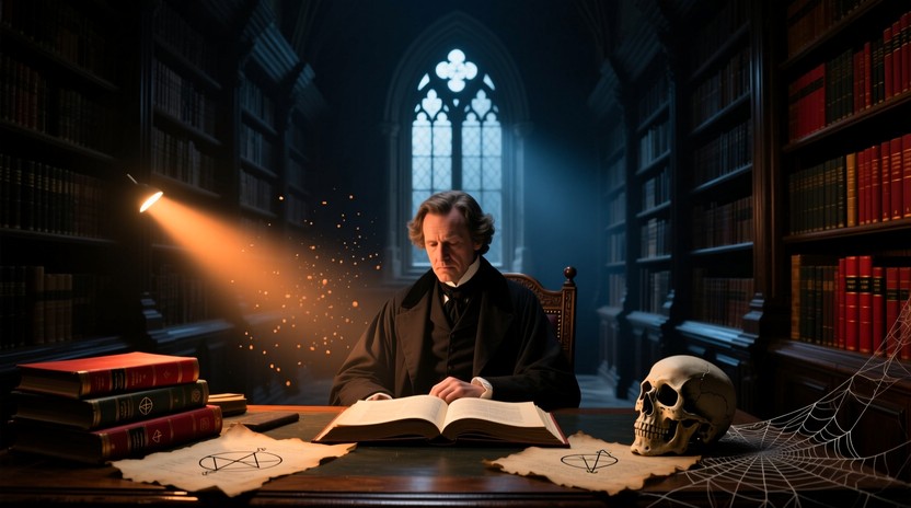 Free Scholar's Gothic Study Image | Download at StockCake
