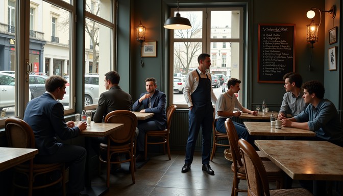 Free Neighborhood Cafe Scene Image | Download at StockCake