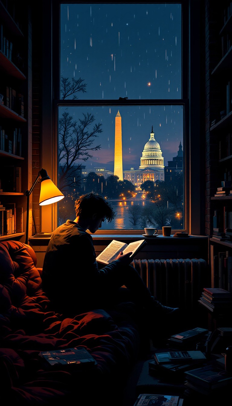 Free Rainy Night Reading Image - Reading, Cozy, Rainy | Download at ...