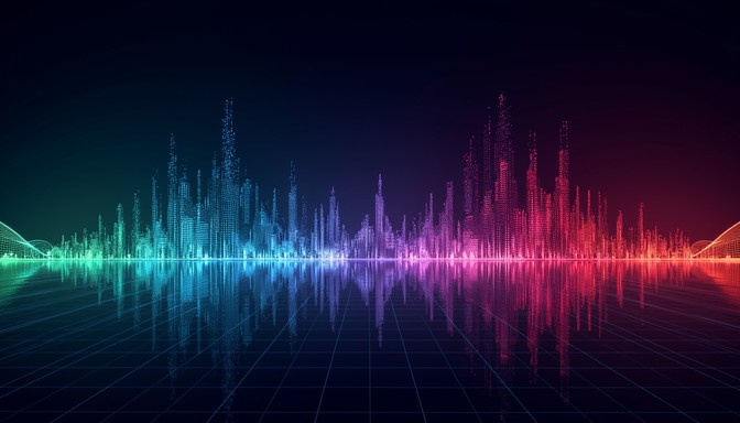 Sound Visual Patterns Free Vibrant Sound Spectrum Image - Spectrum, Waveform, Audio ...