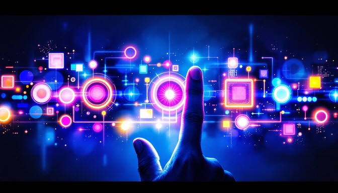 Free Glowing Interface Buttons Image - Interface, Buttons, Glowing ...