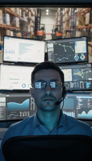 Supervisor Monitor Free Warehouse Operations Control Image - Warehouse, Logistics, Manager ...
