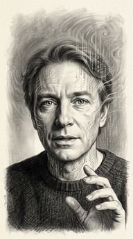 Free Digital Human Connection Image - Woman, Portrait, Graphite ...