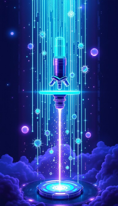 Free Digital Science Flows Image - Microscope, Cyberpunk, Laboratory ...