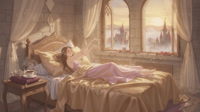 Free Princess Morning Awakening Image - Princess, Morning, Bedroom ...