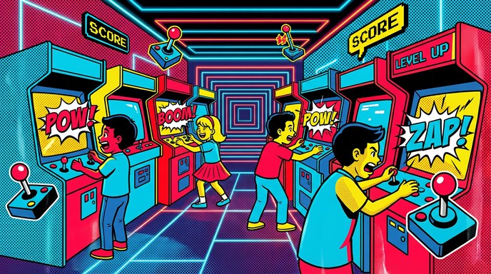 Free Retro Arcade Adventure Image - Arcade, Retro, Popart | Download at ...