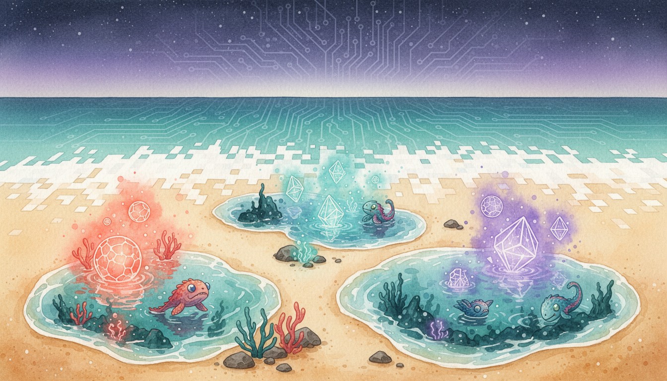 Free Digital Tide Pools Photo - Watercolor, Beach, Digital | Download ...