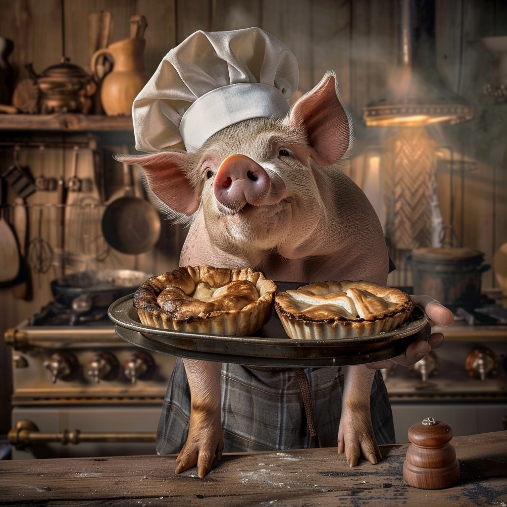 Free Chef Pig Poses Image - Pig, Chef, Pies | Download at StockCake