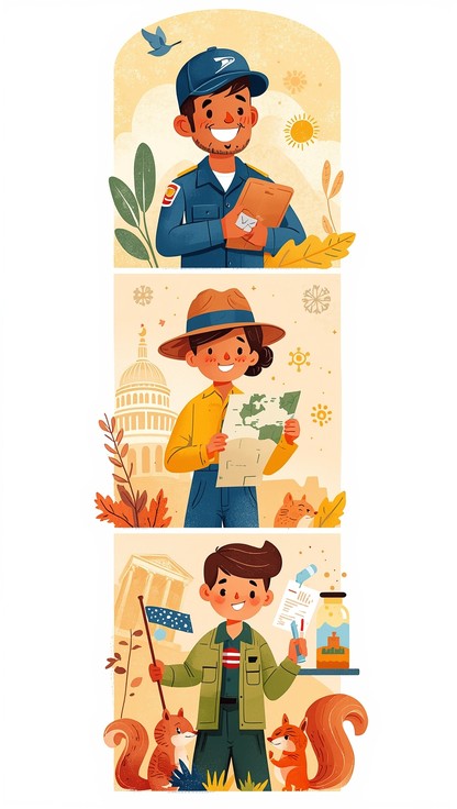 Free Community Heroes Helping Image - Illustration, Children, Storybook ...