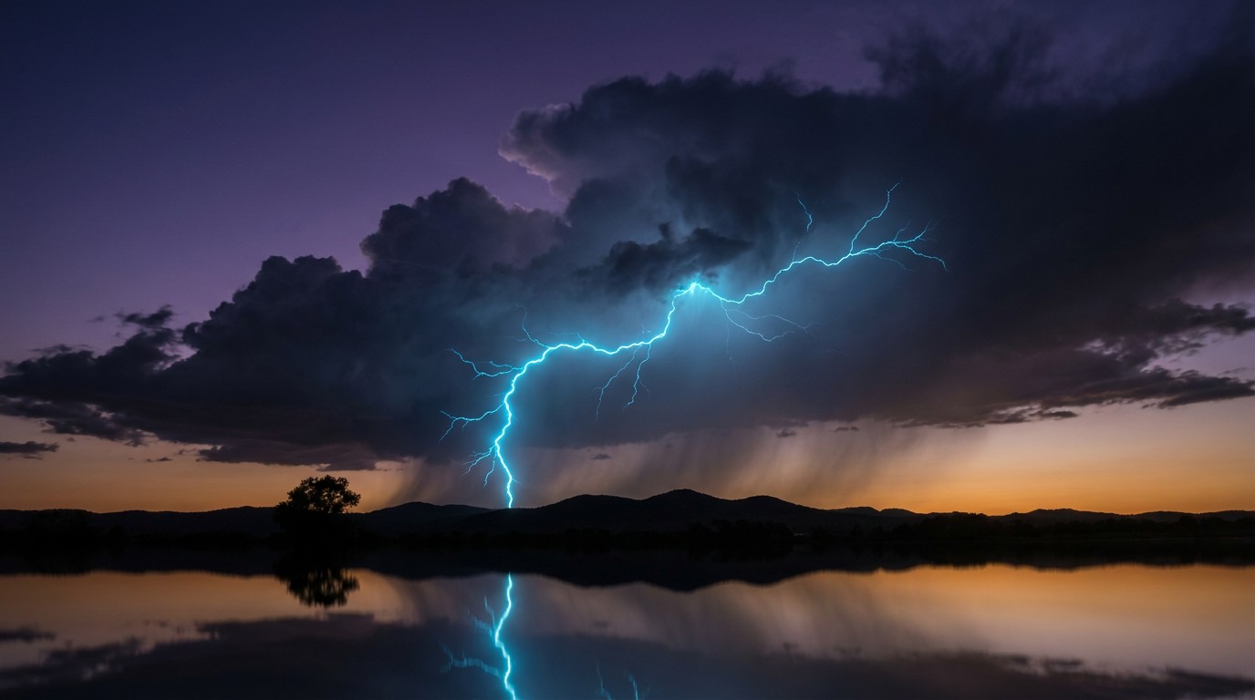 Free Lightning Strikes Water Image - Lightning, Thunderstorm, Storm ...
