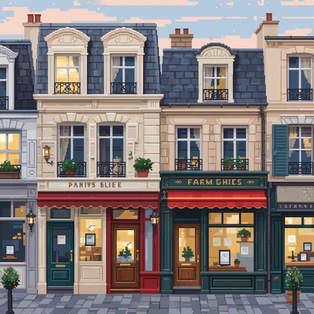Free Parisian Shop Row Image - Paris, Storefronts, Shops | Download at ...
