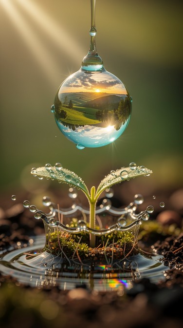 Perfect Inverted Raindrop Free Life Begins Here Image - Water, Droplet, Raindrop | Download at ...