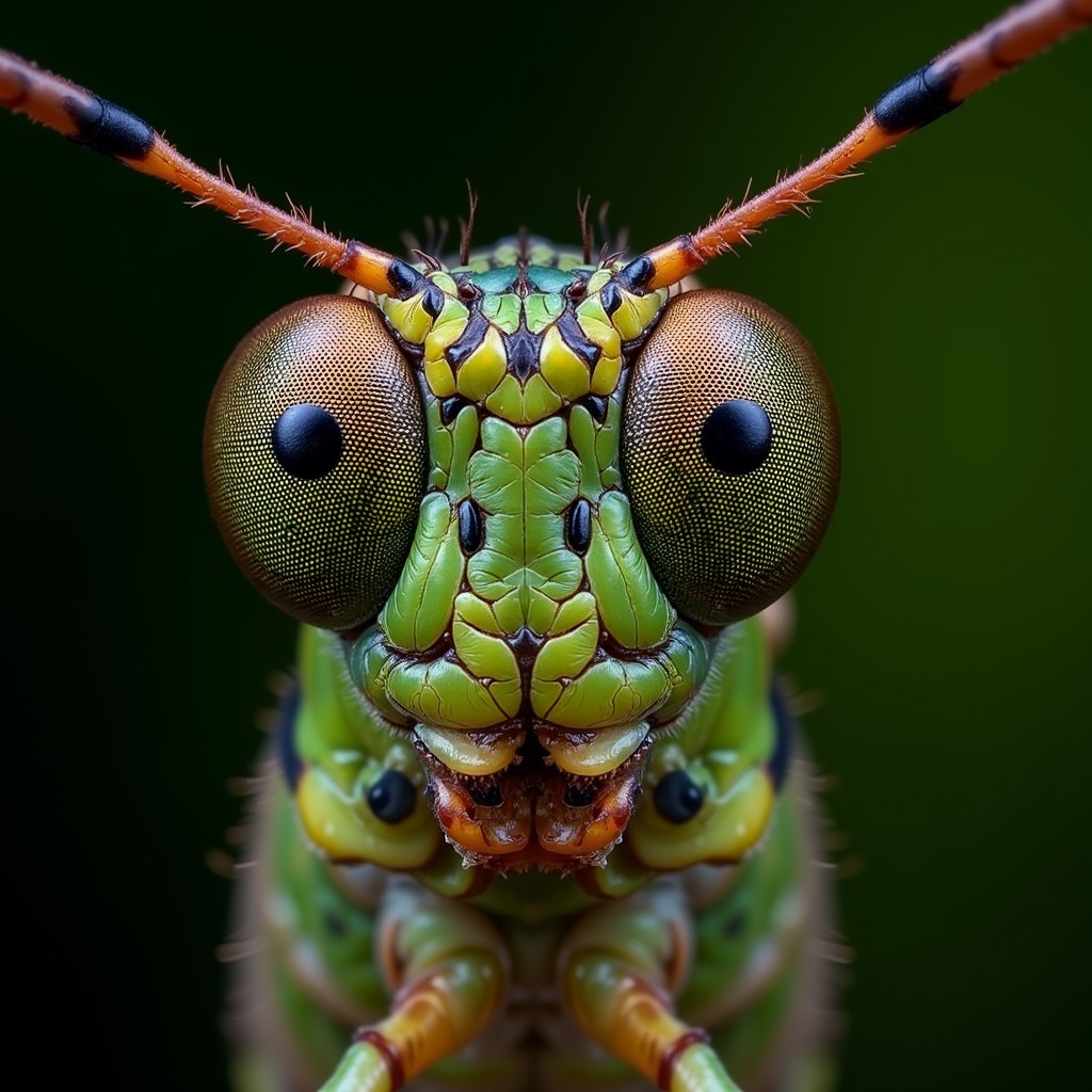 Free Emerald Insect Gaze Image - Cricket, Insect, Macro | Download at ...