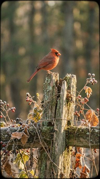 Large Cardinal Display Free Cardinal Perched Peacefully Image - Cardinal, Bird, Vintage ...