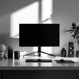 Free Minimal Desktop Setup Image - Minimal, Workspace, Imac | Download ...